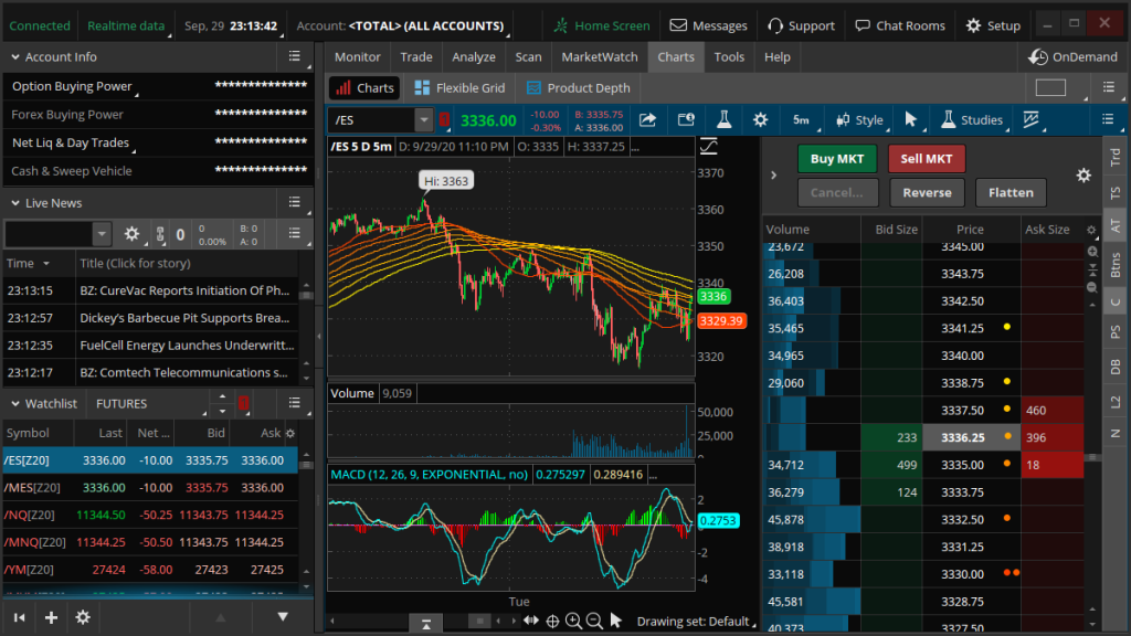 Thinkorswim (by TD Ameritrade)